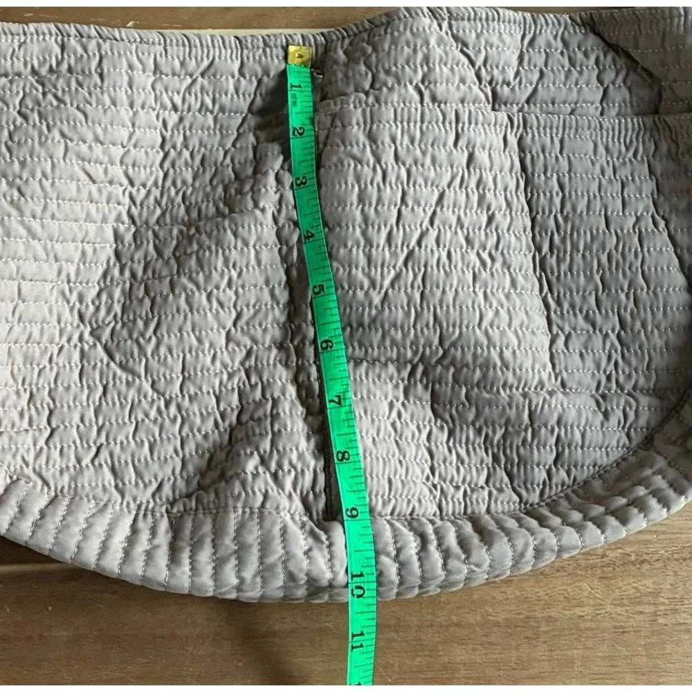 Hipidog Quilted Pet Carrier Sling Bag Taupe Small Dog Cat Padded Shoulder NEW